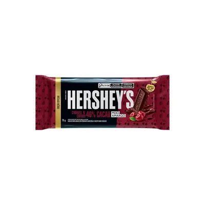 Chocolate Hershey's Meio Amargo Cookies Cherry 40% Cacau 75g